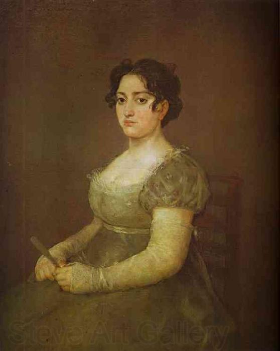 Francisco Jose de Goya Woman with a Fan France oil painting art